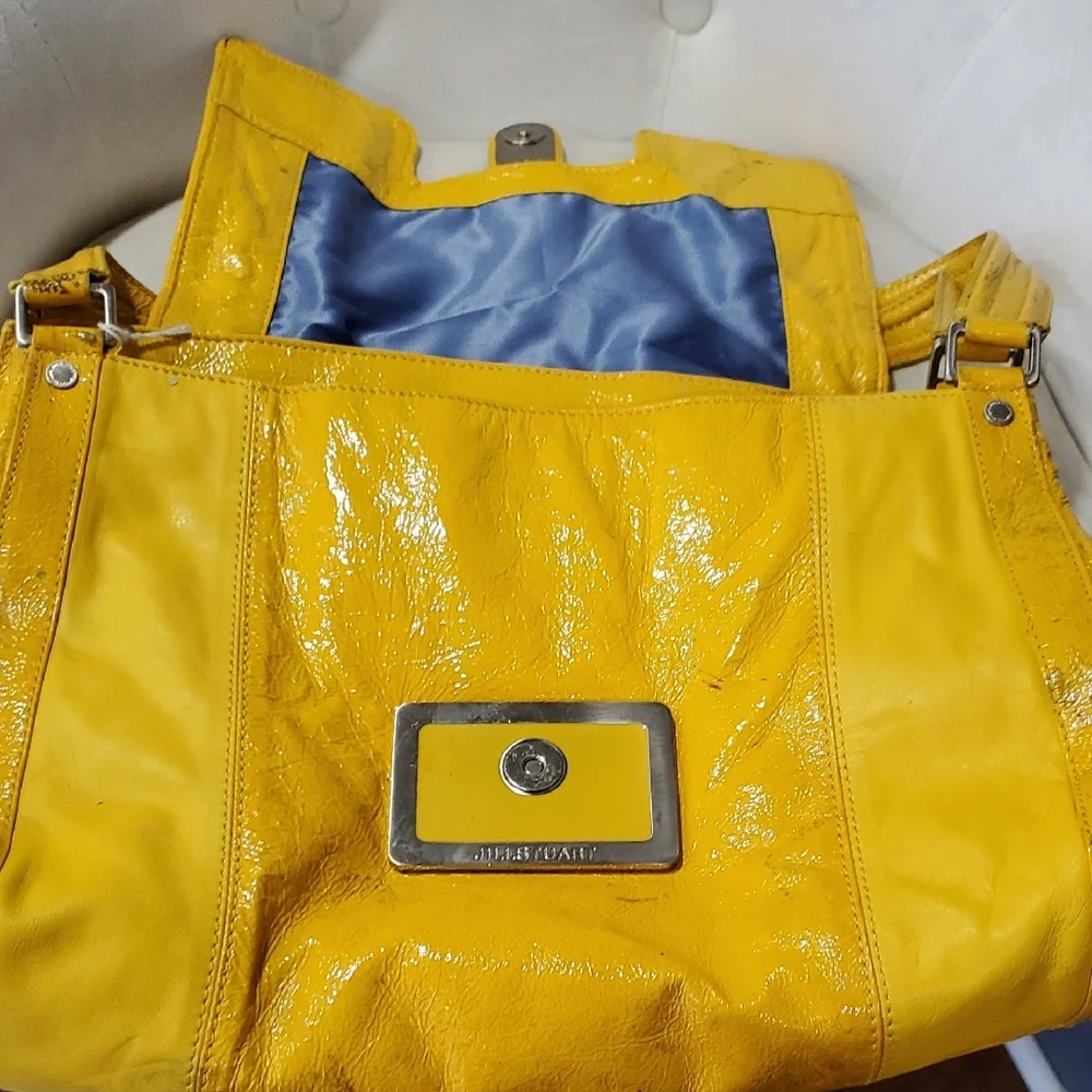 Flawed Jill Stuart Vibrant Yellow Shoulder Bag - Picture 16 of 16